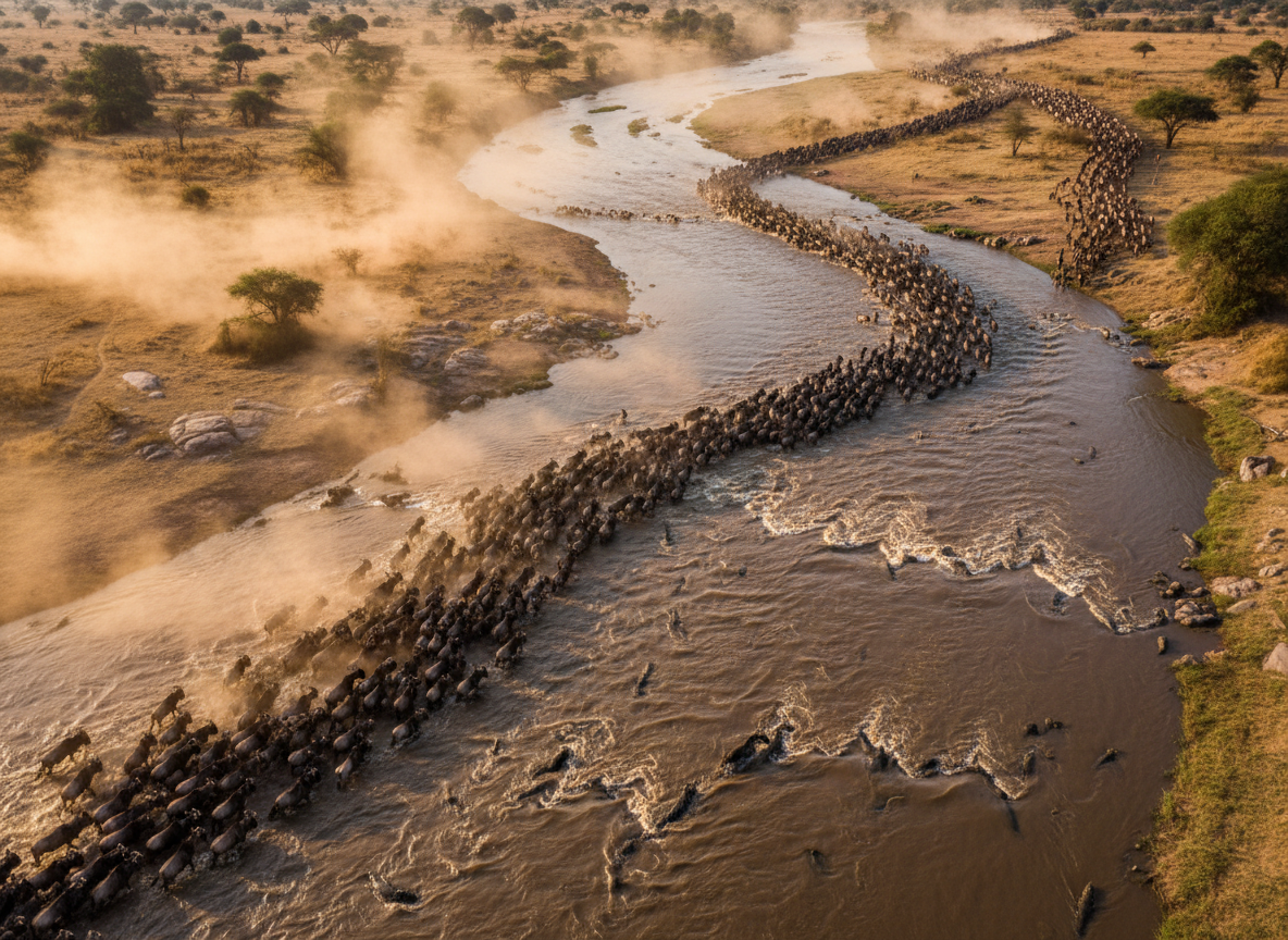 Wildebeest Migration Safari Kenya: The Complete Planning Guide 🌍