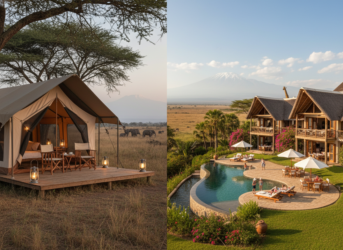 Tented Camp vs Lodge in Amboseli: Which Stay Fits Best-