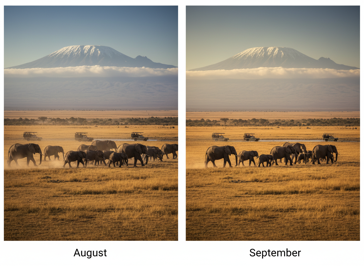 August vs September in Amboseli: Which Month Is Better?