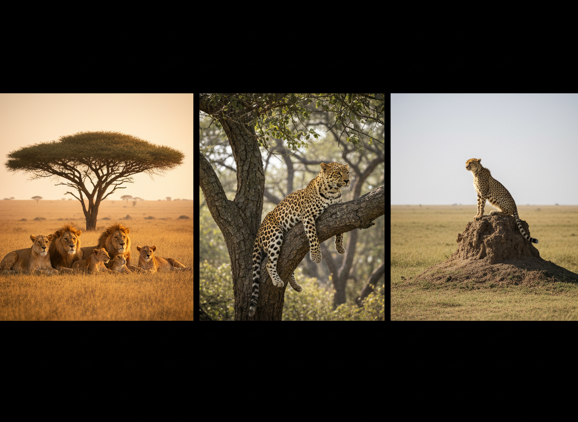Lions vs Leopards vs Cheetahs in the Masai Mara: Three Big Cats, Three Completely Different Safari Experiences