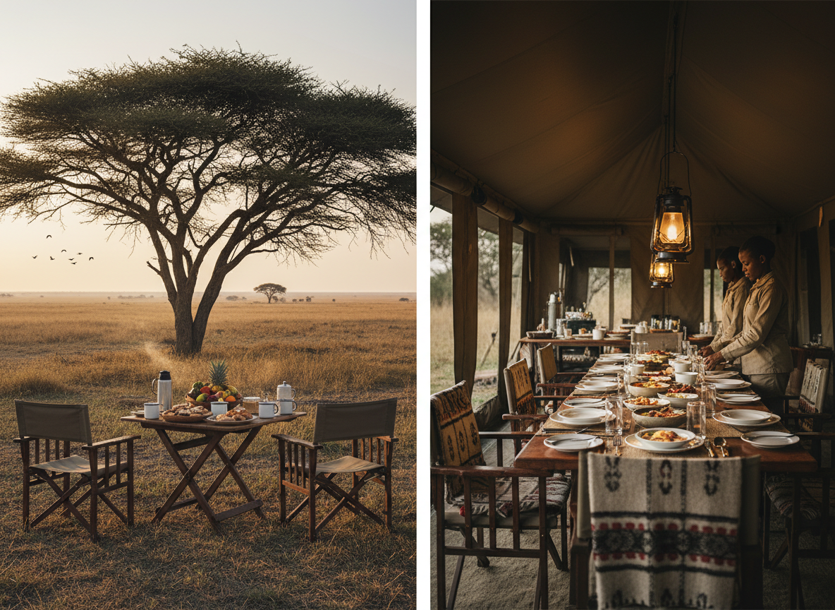 Bush Breakfast vs Camp Dining in the Masai Mara: A Complete Comparison