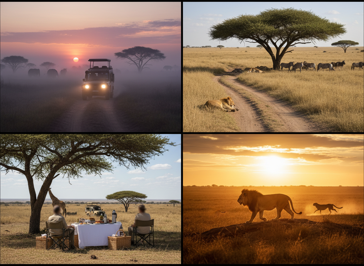 Full-Day Game Drive vs Split Morning and Afternoon Drives in the Masai Mara: Which Works Better