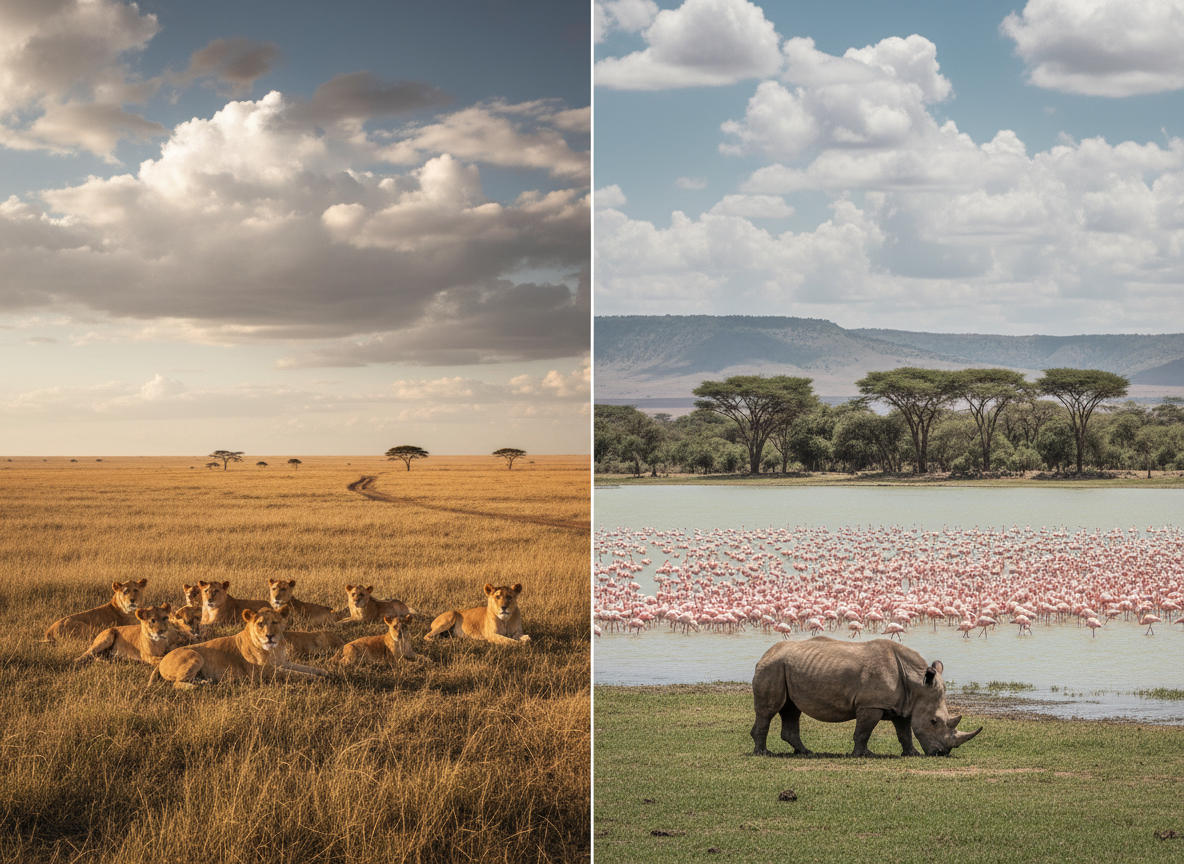 Masai Mara vs Lake Nakuru: Comparing Two Very Different Kenya Safari Experiences