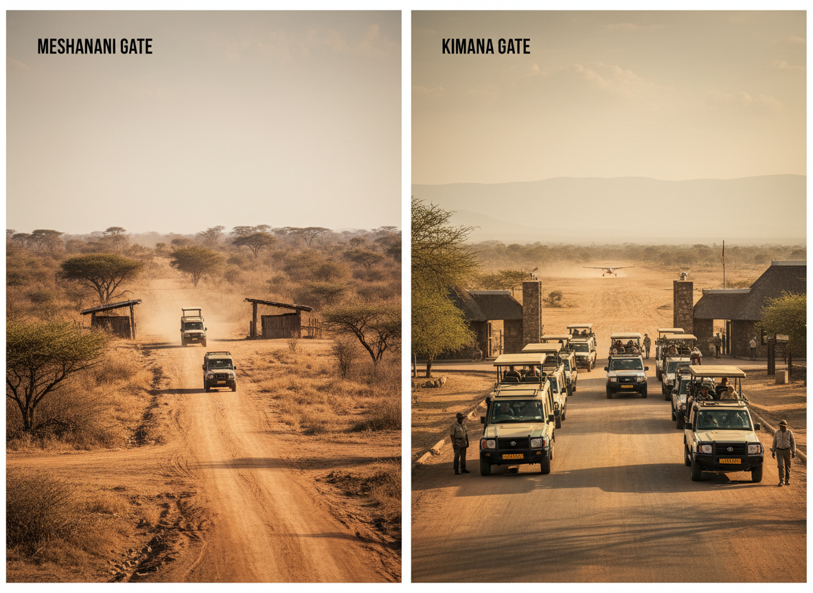 Meshanani Gate vs Kimana Gate: Which Amboseli Entry Works