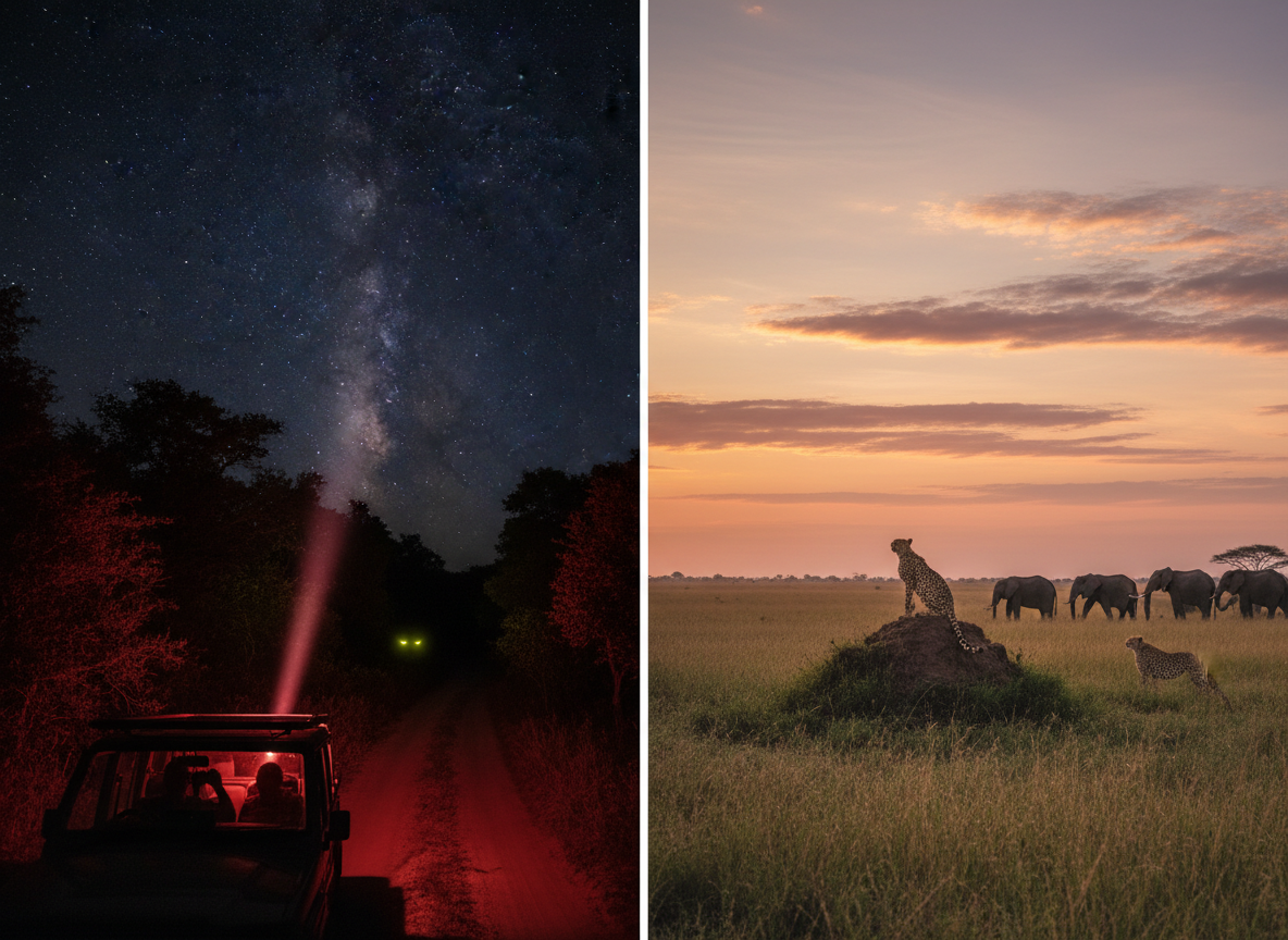 Night Game Drive vs Dawn Game Drive in the Masai Mara: Two Windows Into the Same Wild World