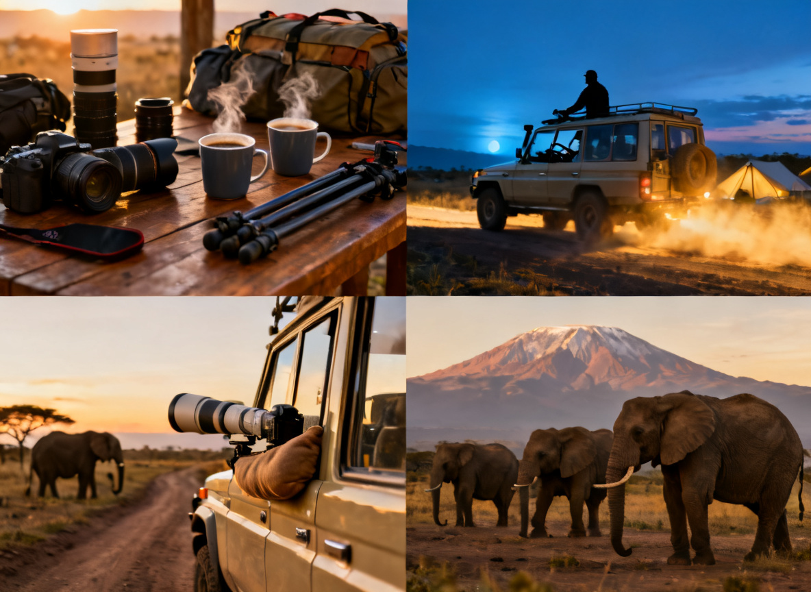 Best Month for Elephant Photography in Amboseli