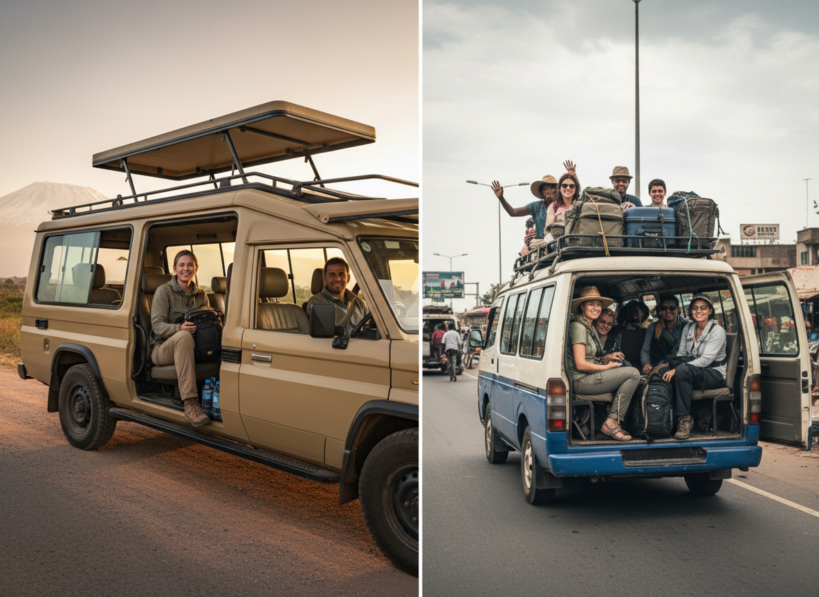 Private Transfer vs Shared Transfer to Amboseli