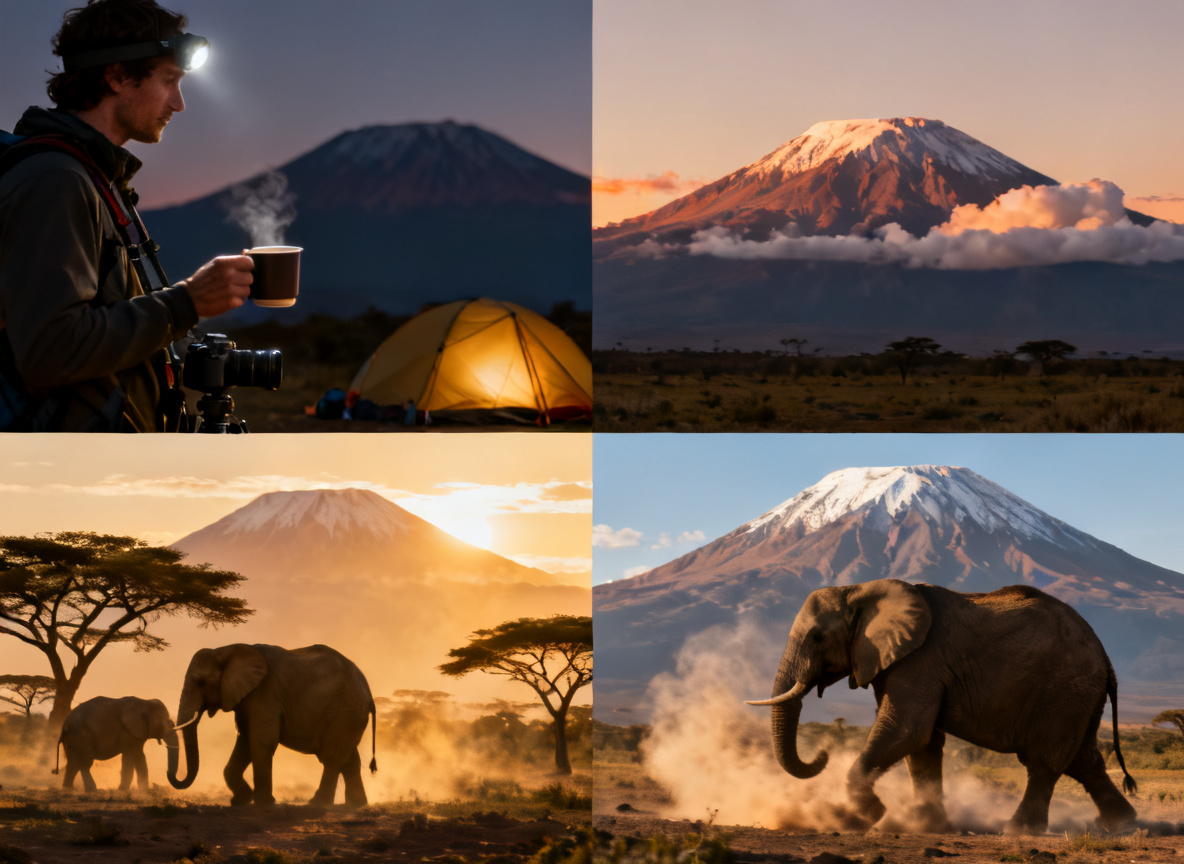 Best Amboseli Camps for Kilimanjaro Photography