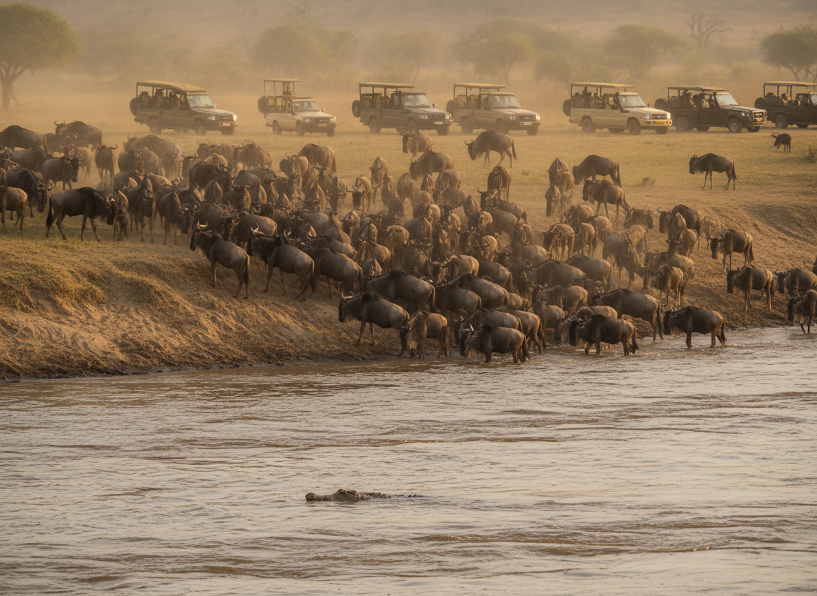 Responsible Wildebeest Migration Safari Kenya