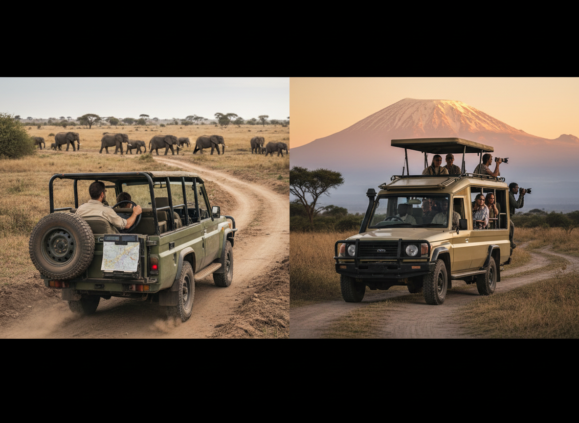 Self Drive Amboseli vs Guided Safari