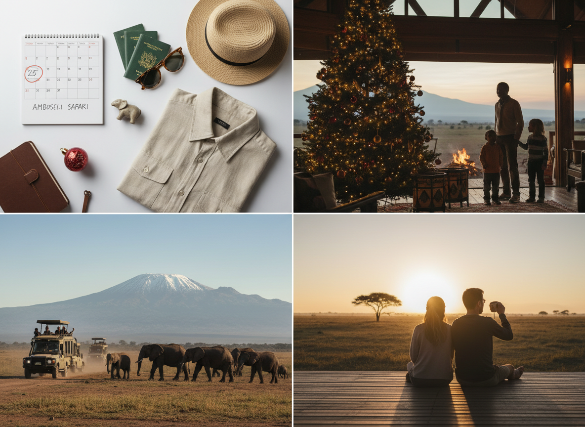 Christmas Safari in Amboseli vs January Trip