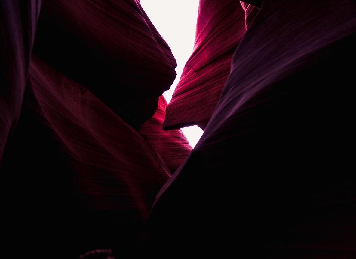 The narrow red rock walls of Ol Njorowa Gorge inside Hell's Gate National Park